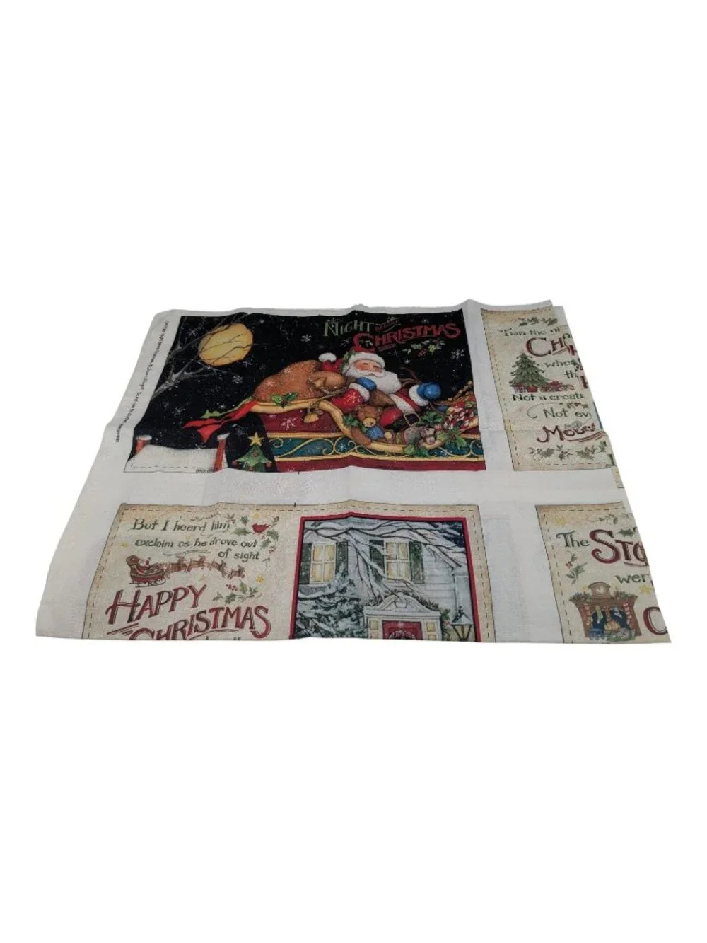 Night Before Christmas Fabric Panel Quilt Book Susan Winget 36
